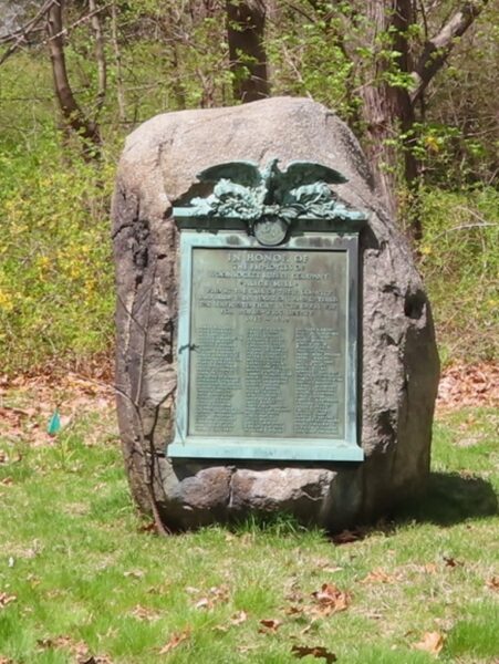 WOONSOCKET RUBBER COMPANY ALICE MILL GREAT WAR MEMORIAL