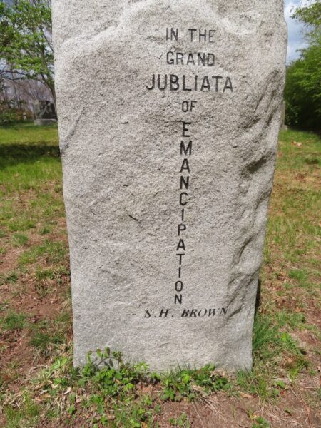 WOONSOCKET HOLY CAUSE OF LIBERTY MEMORIAL STONE NARRATIVE C