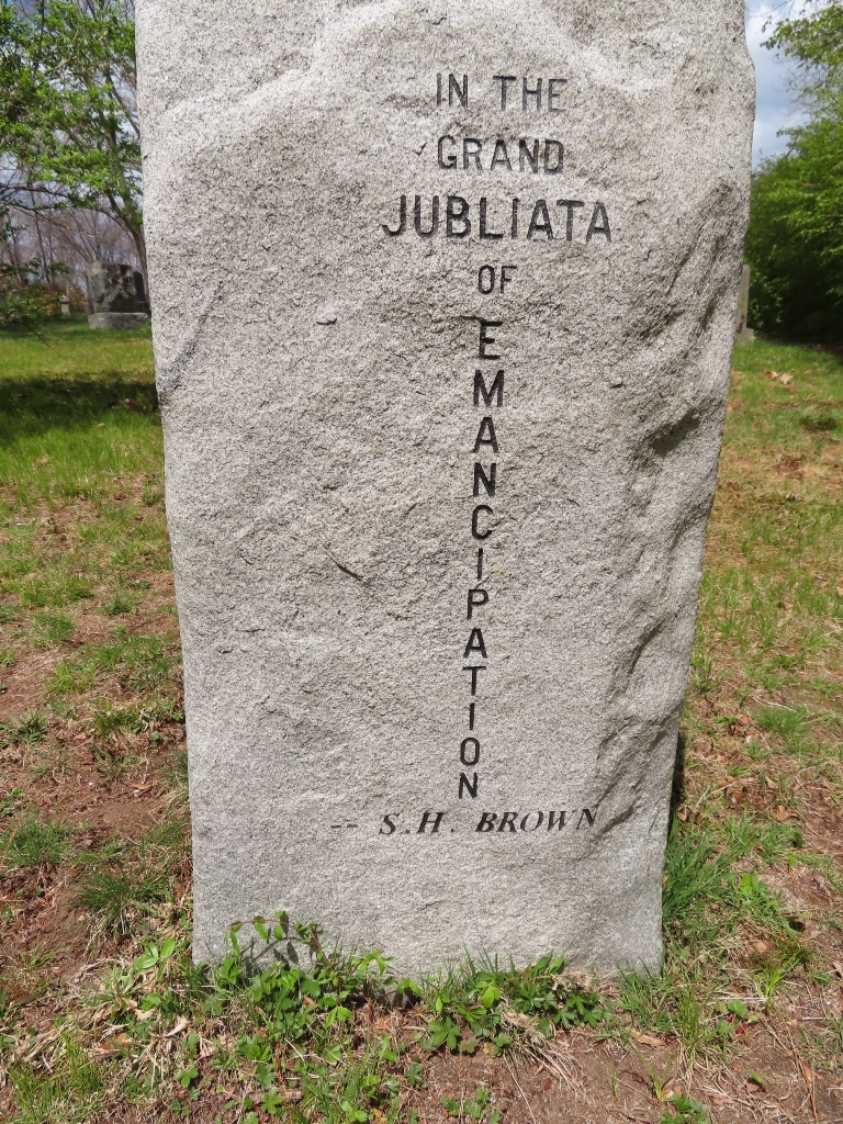 WOONSOCKET HOLY CAUSE OF LIBERTY MEMORIAL STONE NARRATIVE C