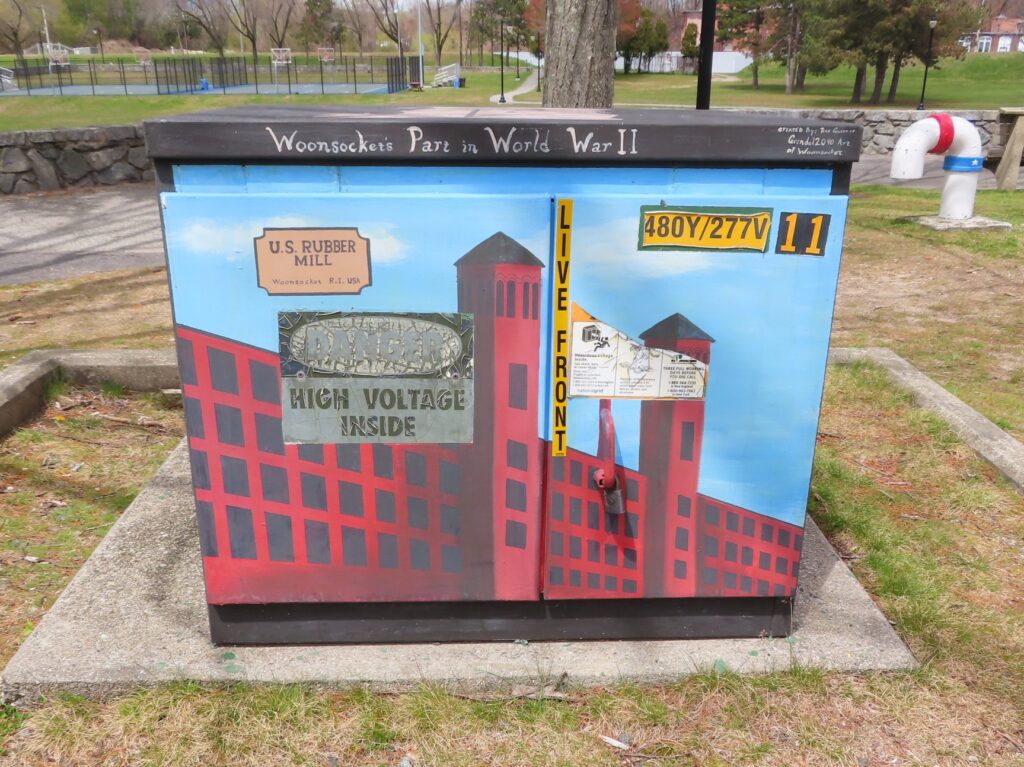 WOMEN OF WOONSOCKET’S PART IN WWII MEMORIAL SIDE D