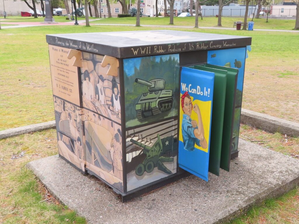 WOMEN OF WOONSOCKET’S PART IN WWII MEMORIAL SIDE B