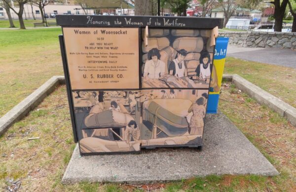 WOMEN OF WOONSOCKET’S PART IN WWII MEMORIAL SIDE A