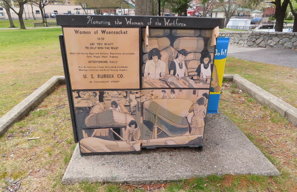 WOMEN OF WOONSOCKET’S PART IN WWII MEMORIAL SIDE A
