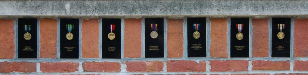 CLEMSON UNIVERSITY MILITARY HERITAGE PLAZA MEMORIAL WALL F