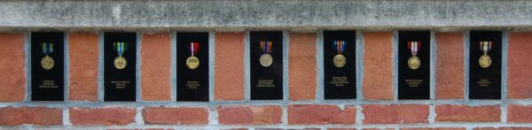 CLEMSON UNIVERSITY MILITARY HERITAGE PLAZA MEMORIAL WALL F