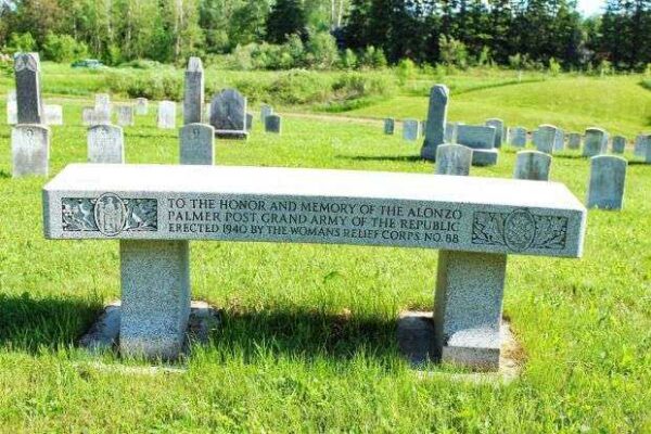 ALONZO PALMER POST G.A.R. MEMORIAL BENCH