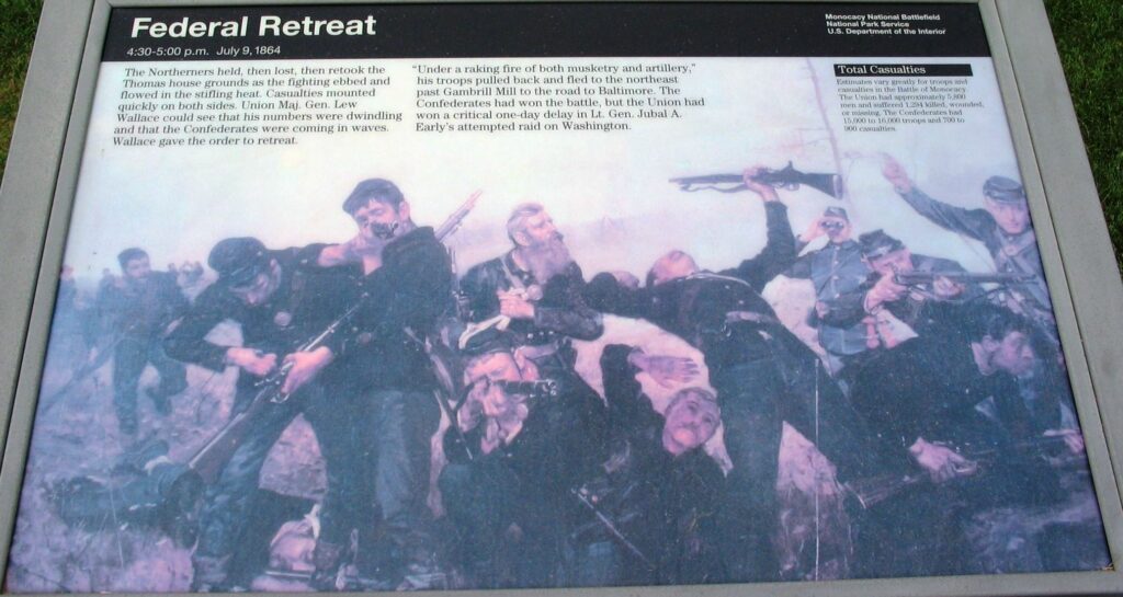 FEDERAL RETREAT WAR MEMORIAL PANEL