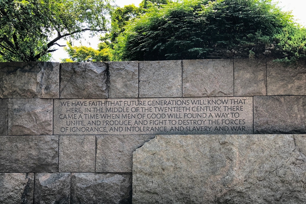 WARTIME PRESIDENT MEMORIAL STONE A