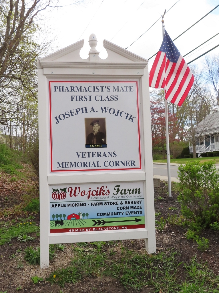 JOSEPH A. WOJCIK VETERANS MEMORIAL CORNER MARKER