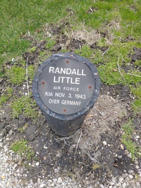 RANDALL LITTLE WAR MEMORIAL BOLLARD