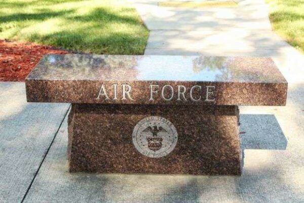 WAUNAKEE AREA VETERANS MEMORIAL AIR FORCE BENCH
