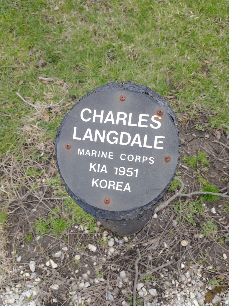 CHARLES LANGDALE WAR MEMORIAL BOLLARD