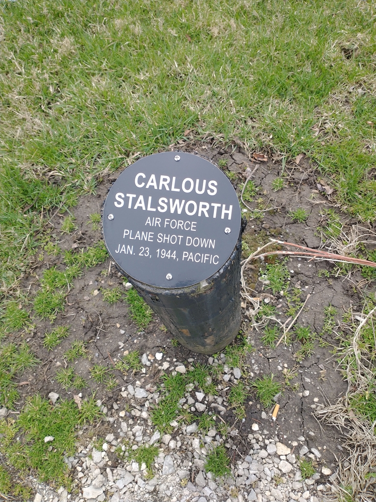 CARLOUS STALSWORTH WAR MEMORIAL BOLLARD