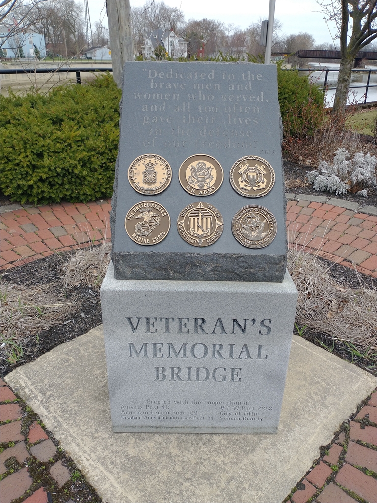 TIFFIN VETERANS MEMORIAL BRIDGE STONE