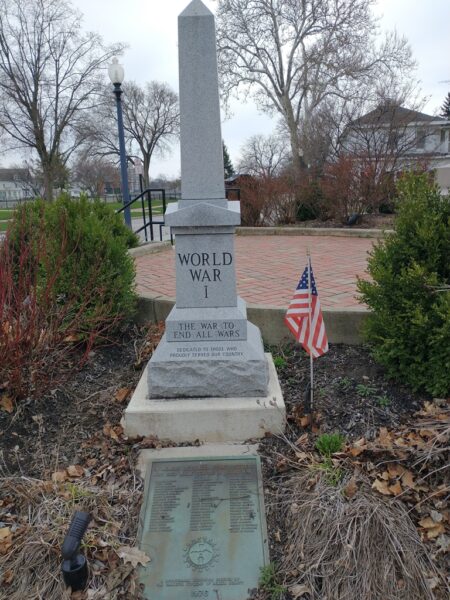 SENECA COUNTY ULTIMATE SACRIFICE WORLD WAR I MEMORIAL