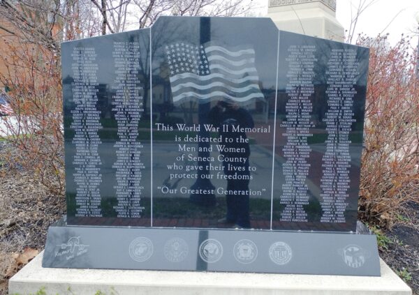 SENECA COUNTY WORLD WAR II ULTIMATE SACRIFICE MEMORIAL