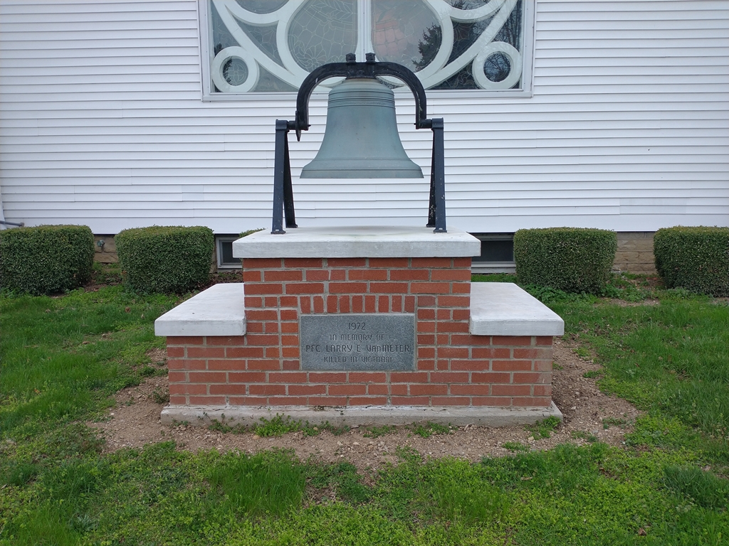 PFC. LARRY E VANMETER WAR MEMORIAL BELL