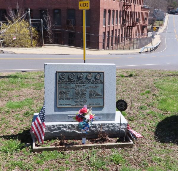 THOMPSON KILLED IN ACTION WAR MEMORIAL