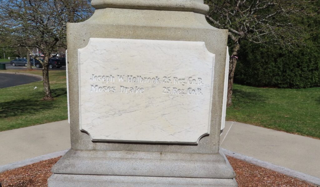 BELLINGHAM SOLDIER’S MONUMENT SIDE D