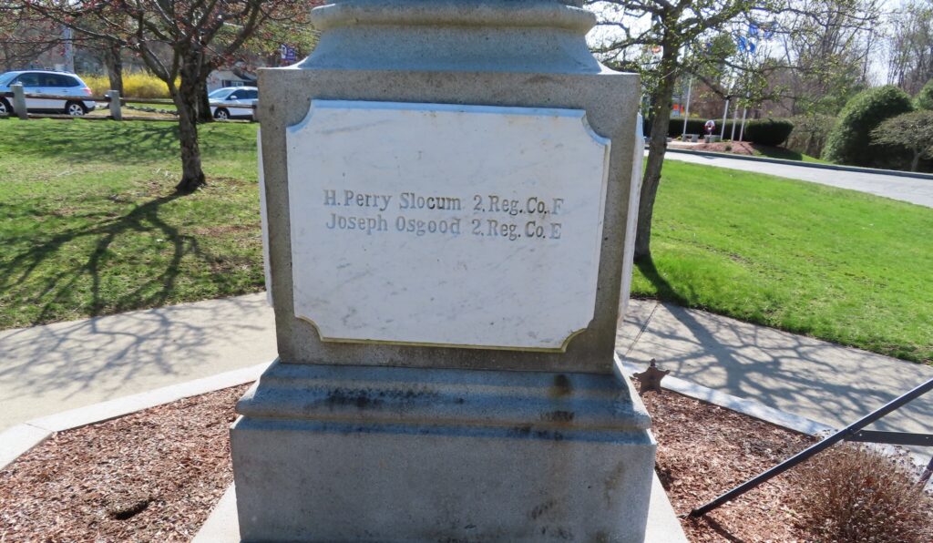 BELLINGHAM SOLDIER’S MONUMENT SIDE B