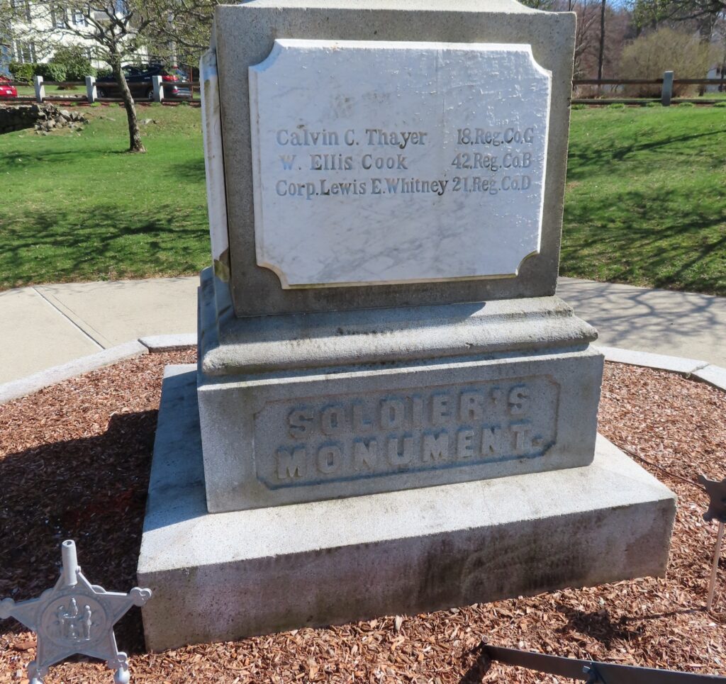 BELLINGHAM SOLDIER’S MONUMENT SIDE A