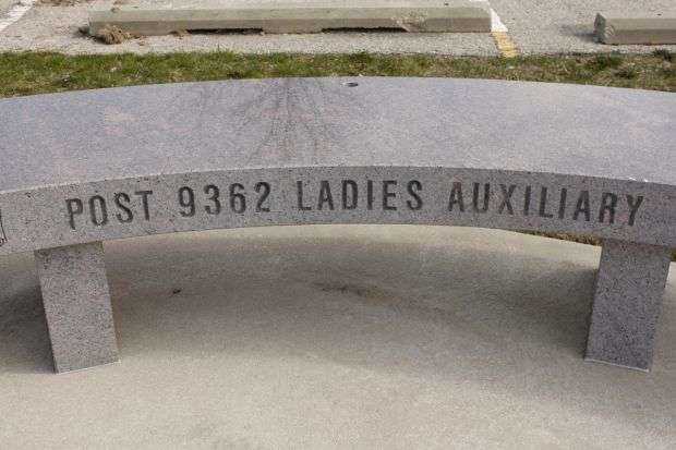 POST 9362 LADIES AUXILIARY MEMORIAL BENCH