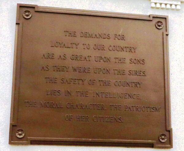 NORTH ATTLEBOROUGH CIVIL WAR MEMORIAL PLAQUE A