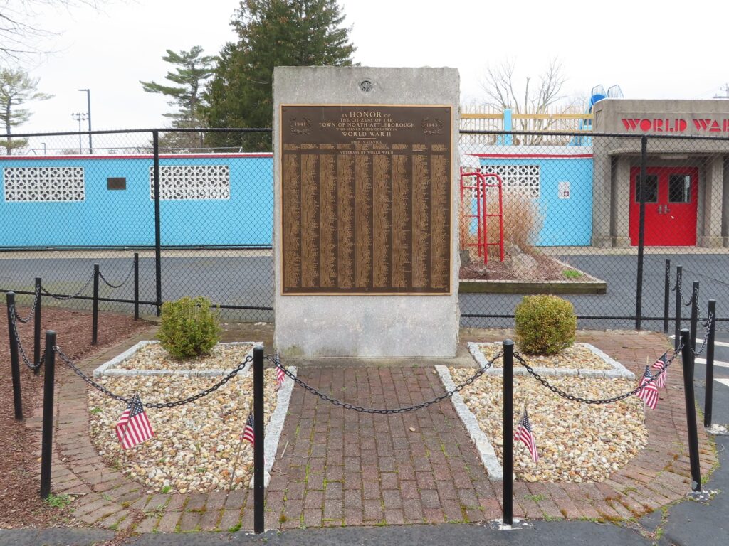 TOWN OF NORTH ATTLEBOROUGH WORLD WAR II MEMORIAL