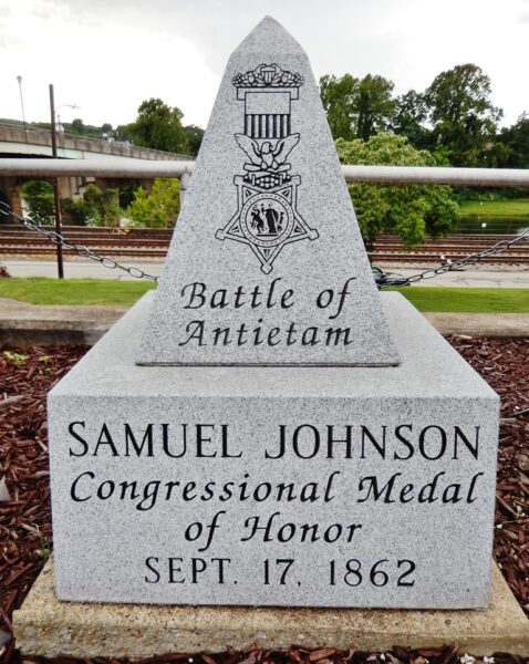 SAMUEL JOHNSON CONGRESSIONAL MEDAL OF HONOR WAR MEMORIAL