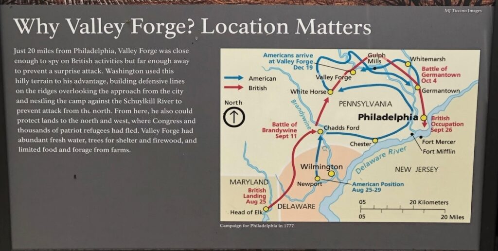 WHY VALLEY FORGE? WAR MEMORIAL PANEL