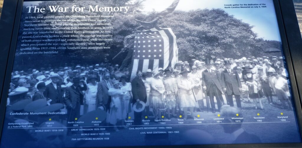 THE WAR FOR MEMORY MEMORIAL PANEL