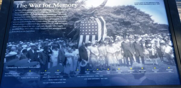 THE WAR FOR MEMORY MEMORIAL PANEL