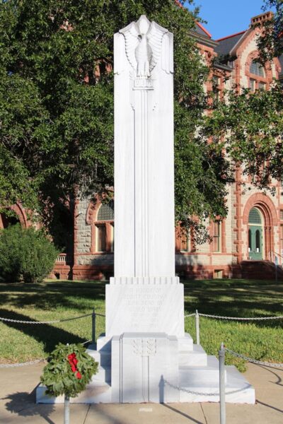 DEWITT COUNTY’S WAR DEAD MEMORIAL