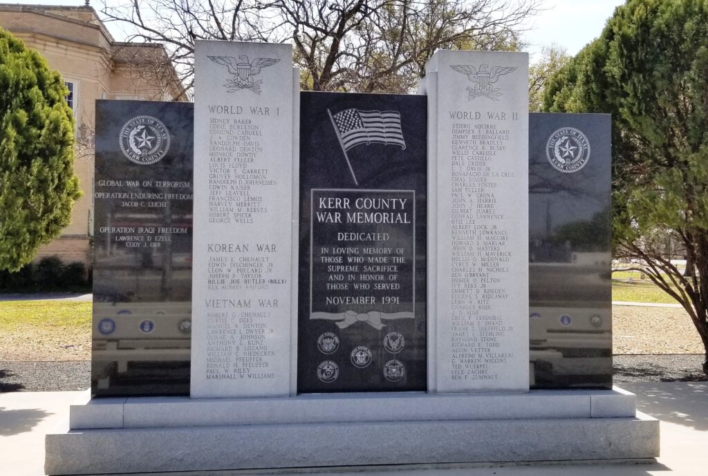 KERR COUNTY WAR MEMORIAL