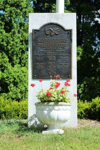 MAZOMANIE VETERANS MEMORIAL