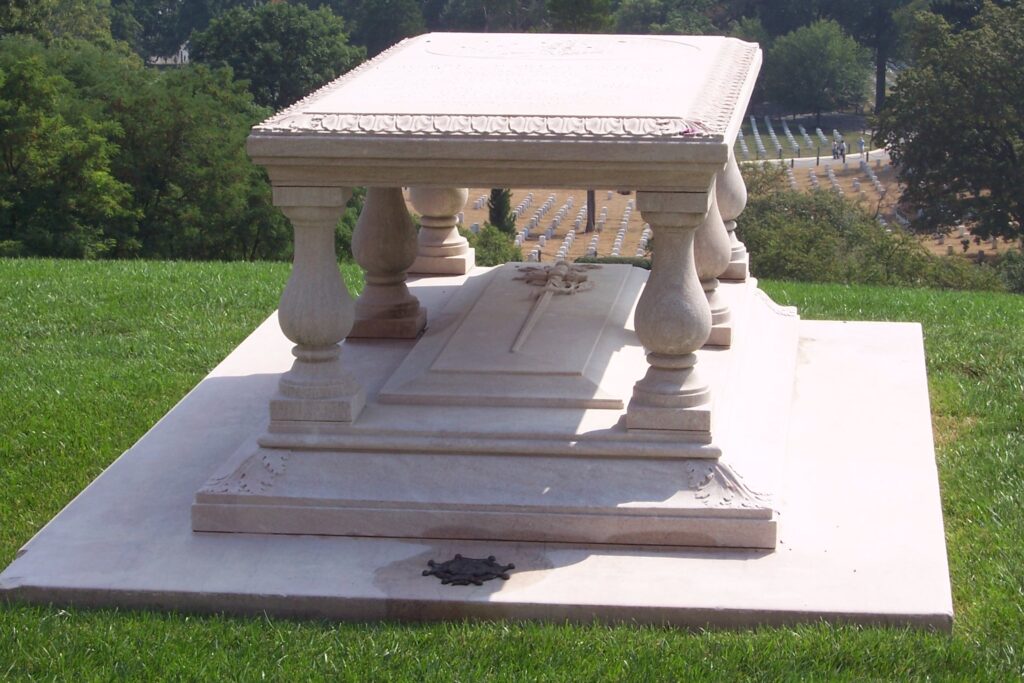 PIERRE CHARLES L’ENFANT REVOLUTIONARY SOLDIER MEMORIAL CEMETERY STONE