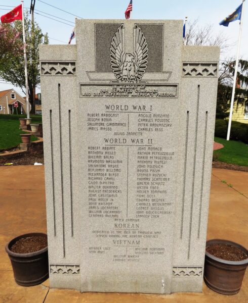 FAIRVEW WAR VETERANS MEMORIAL FRONT