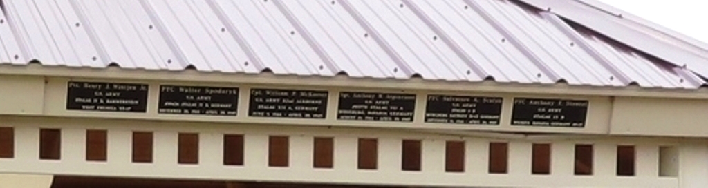 SECAUCUS PRISONER OF WAR MEMORIAL GAZEBO HONOR PLAQUES