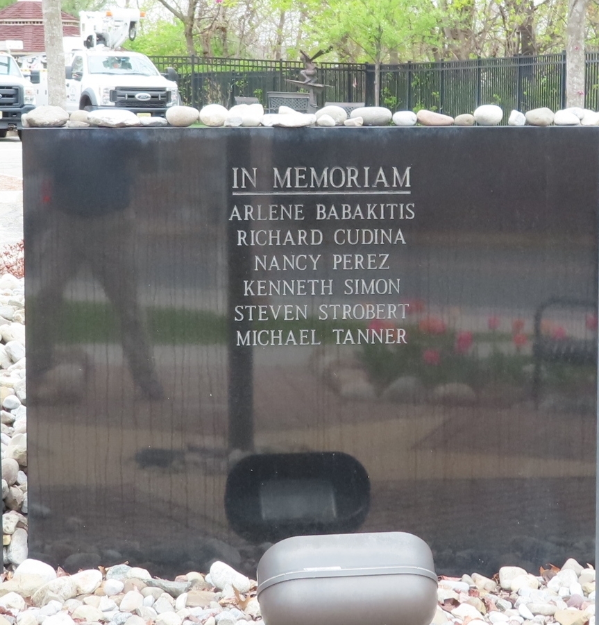SECAUCUS 9/11 MEMORIAL CENTER STONE