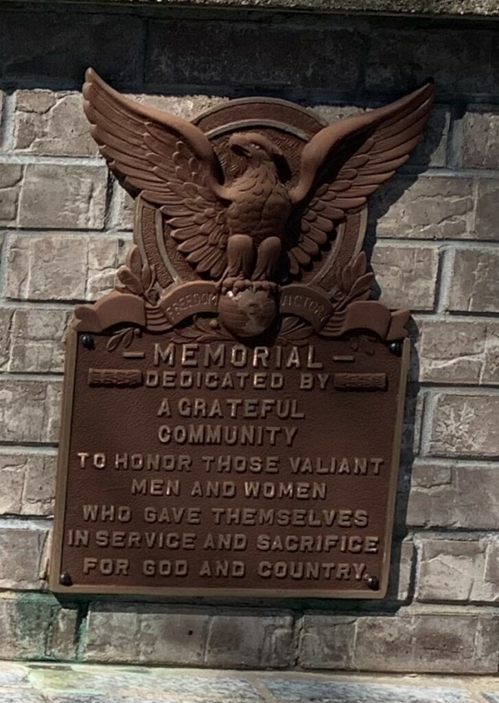 CHATHAM ALL VETERANS MEMORIAL CANNON PLAQUE A