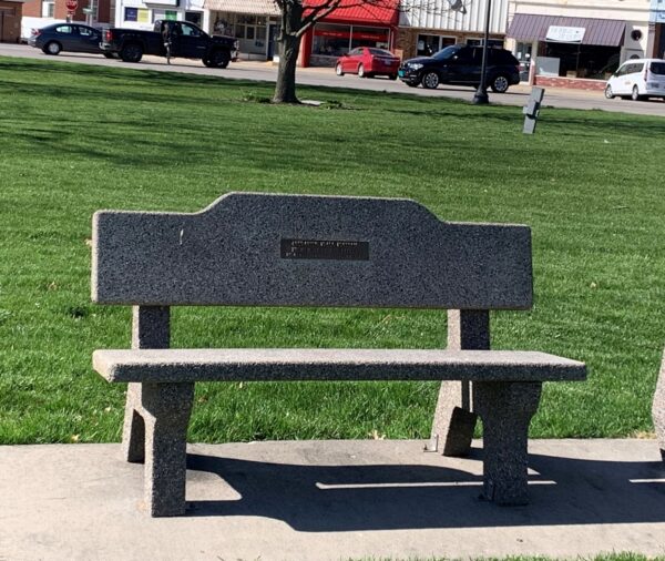 OPERATION IRAQI FREEDOM WAR MEMORIAL BENCH