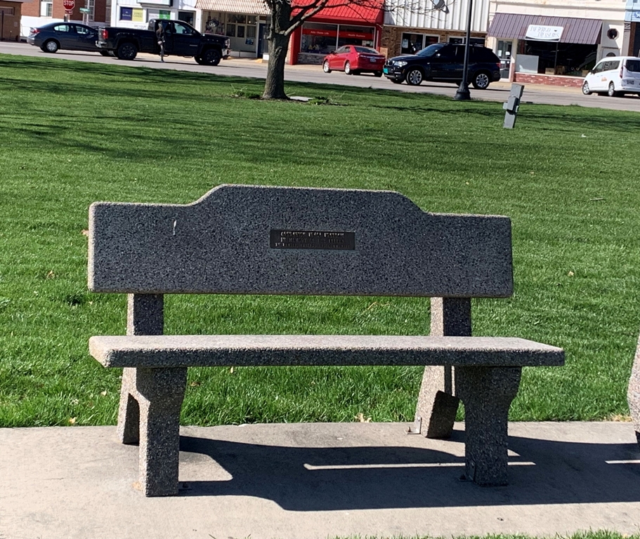 OPERATION IRAQI FREEDOM WAR MEMORIAL BENCH