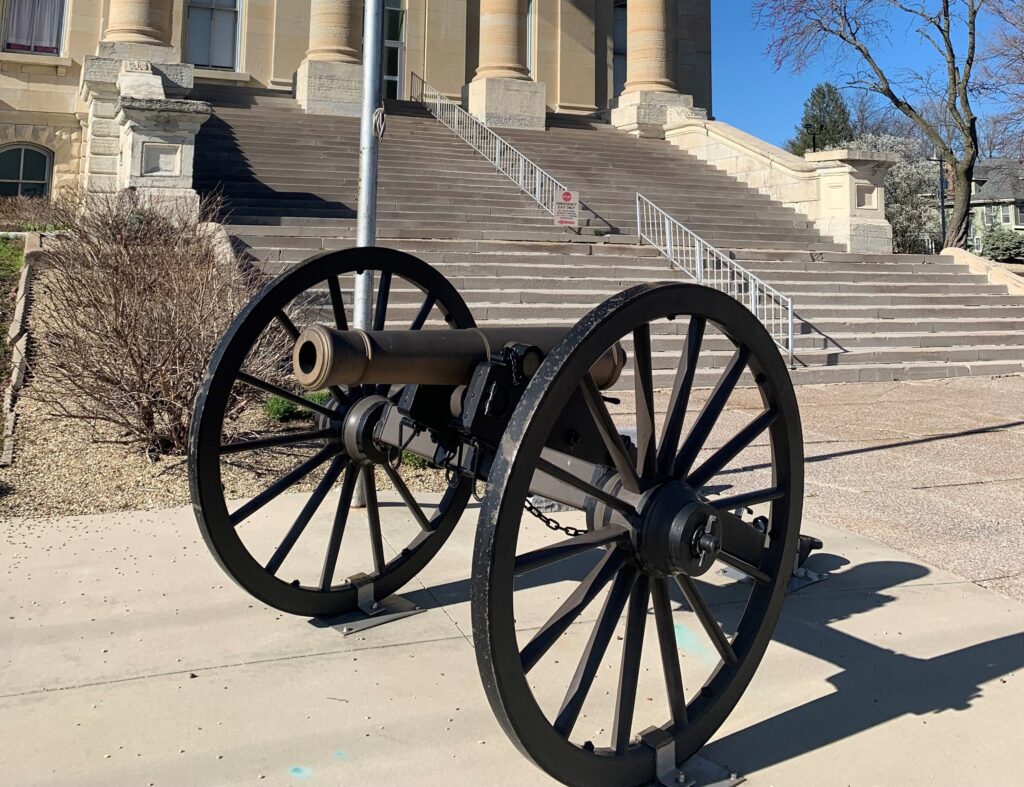 SIX-POUNDER WAR MEMORIAL CANNON