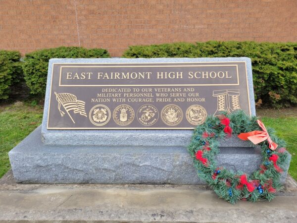 EAST FAIRMONT HIGH SCHOOL VETERANS MEMORIAL