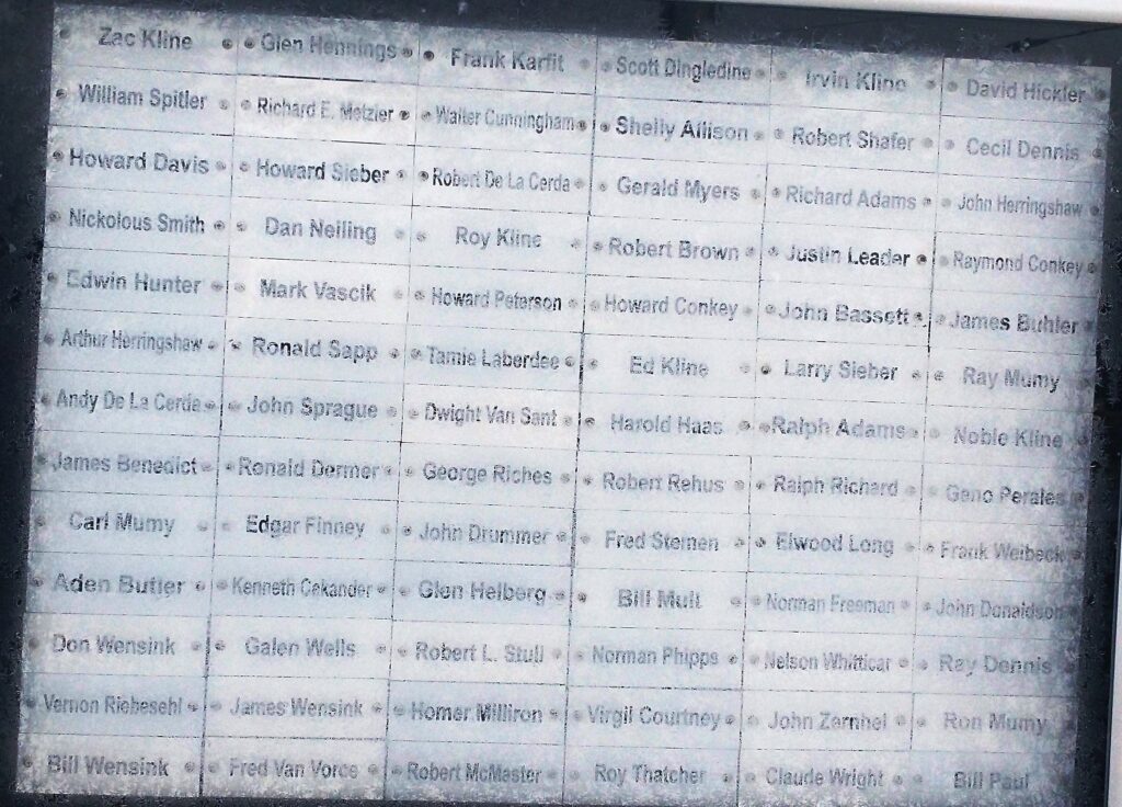 HOYTVILLE ALL VETERANS MEMORIAL HONOR ROLL PLAQUE C