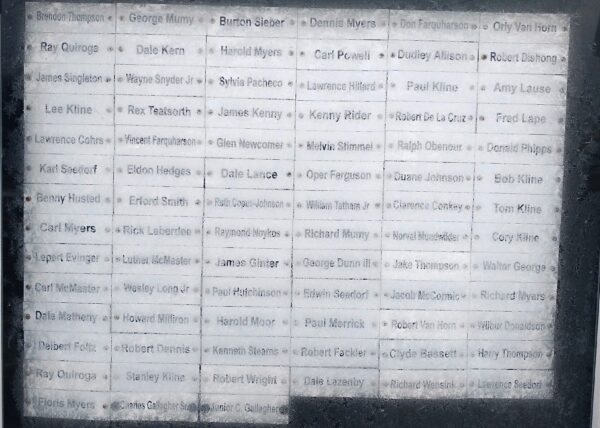 HOYTVILLE ALL VETERANS MEMORIAL HONOR ROLL PLAQUE A