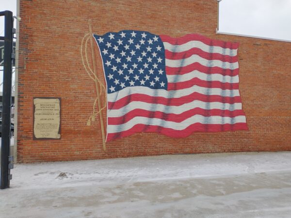 WILLIAM NAUS VFW POST 2842 MEMORIAL MURAL