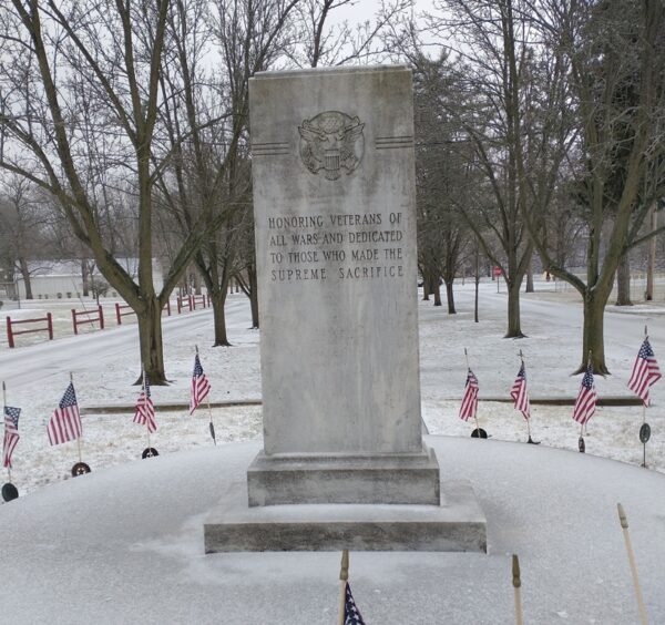 WYANDOT COUNTY MEMORIAL ASSOCIATION ALL WARS VETERANS MEMORIAL