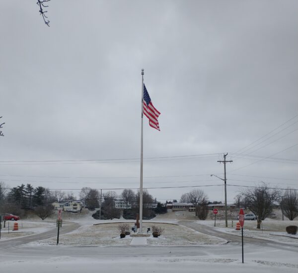 WYANDOT MEMORIAL ASSOCIATION WAR OF 1812 MEMORIAL FLAGPOLE