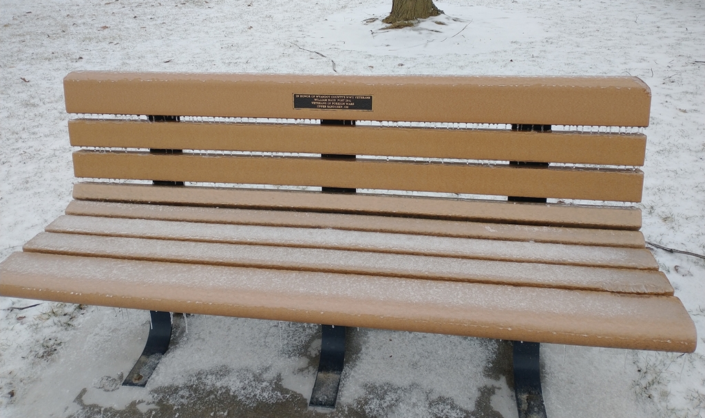 WYANDOT COUNTY’S WWII VETERANS MEMORIAL BENCH